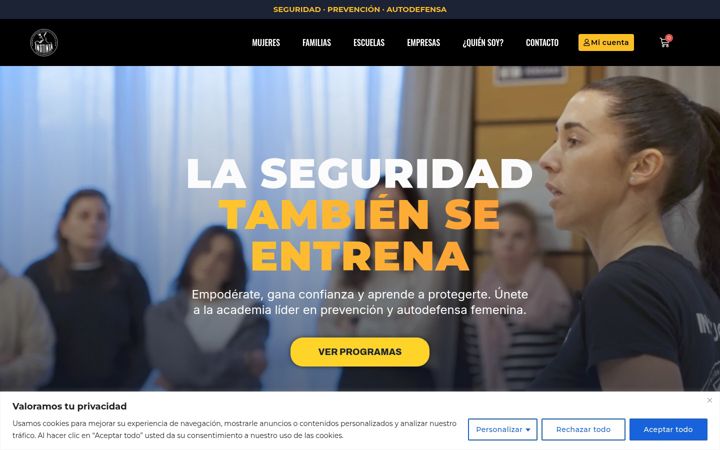 Screenshot of instinta.es