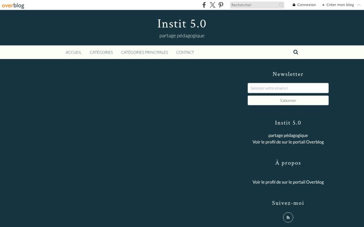 Screenshot of instit5point0.be