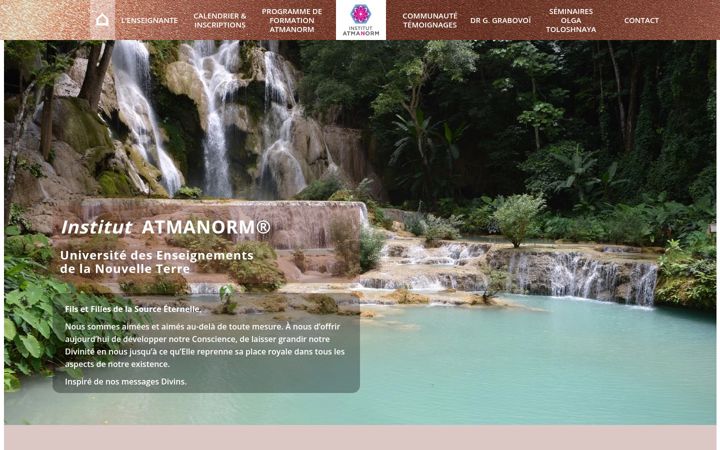 Screenshot of institut-atmanorm.org