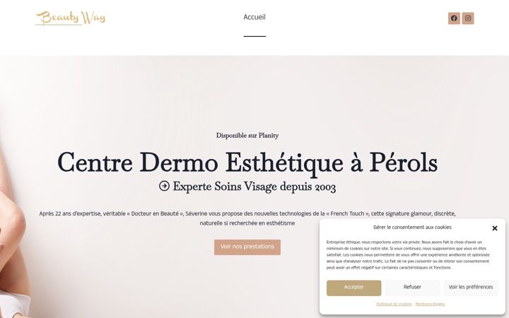 Screenshot of institut-beauty-way.com