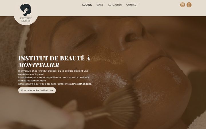 Screenshot of institut-deesse.fr