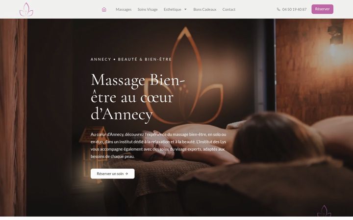 Screenshot of institut-deslys.com