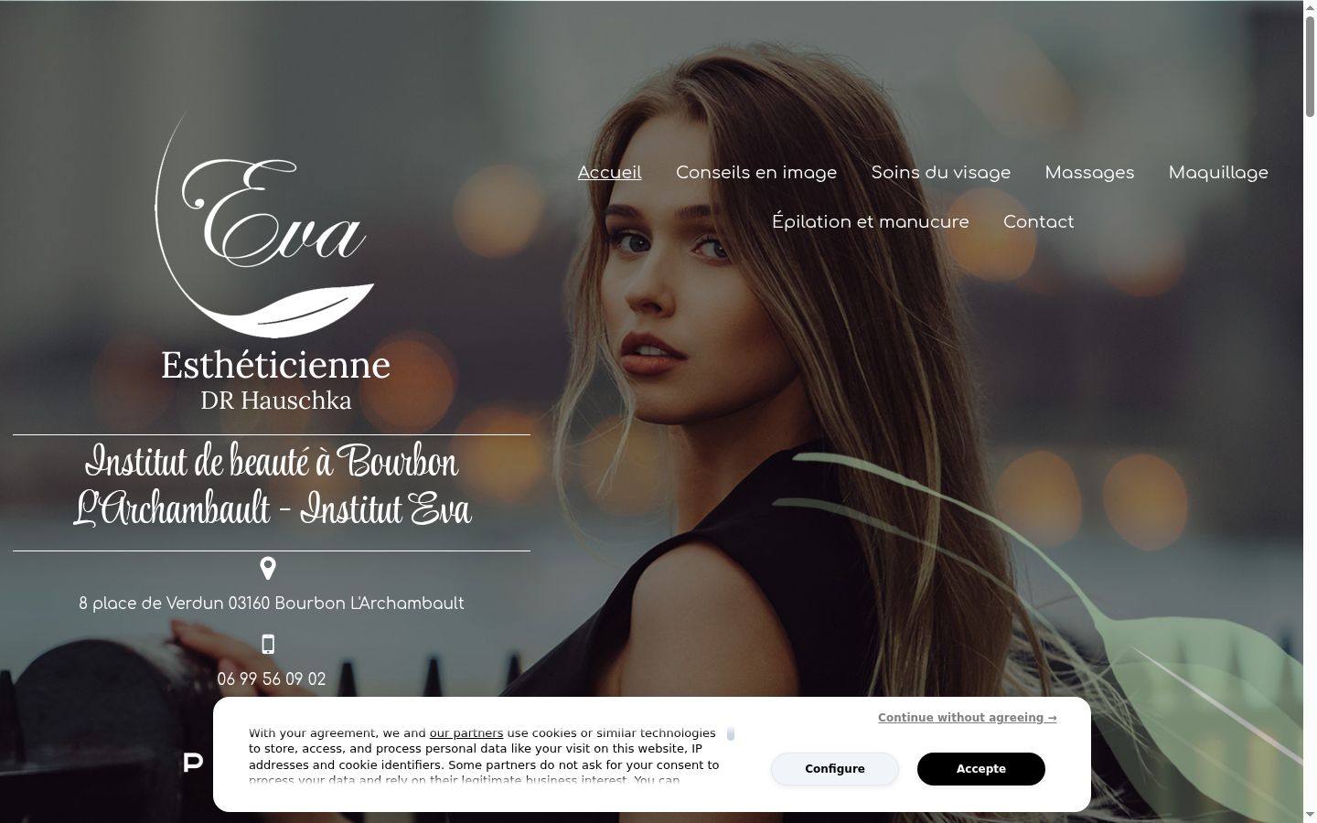 Sutikimo reklamjuostės, rodytos prieš bet kokią sąveiką, ekrano kopija