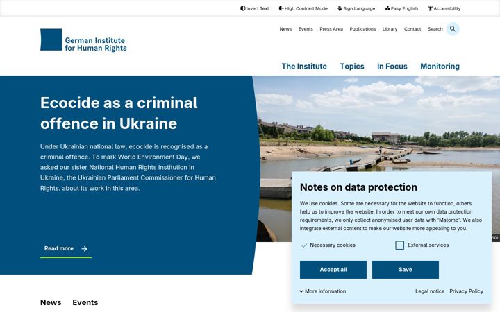 Screenshot of institut-fuer-menschenrechte.de