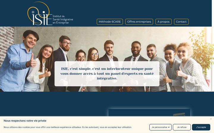 Screenshot of institut-isie.fr