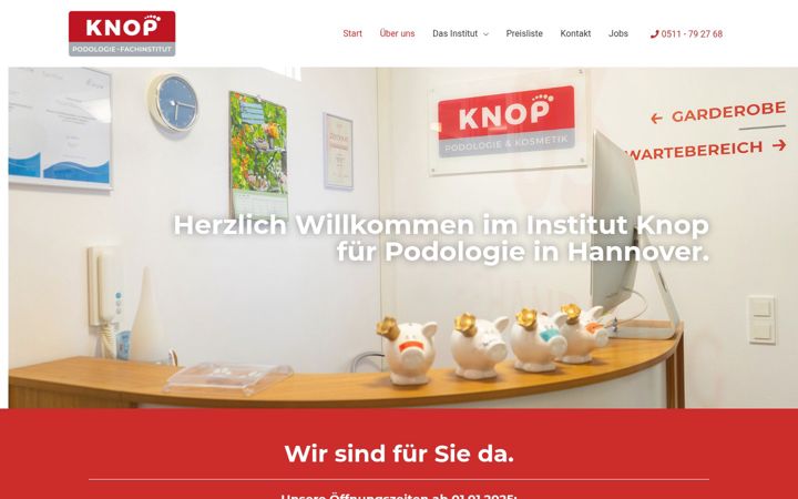 Screenshot of institut-knop.de