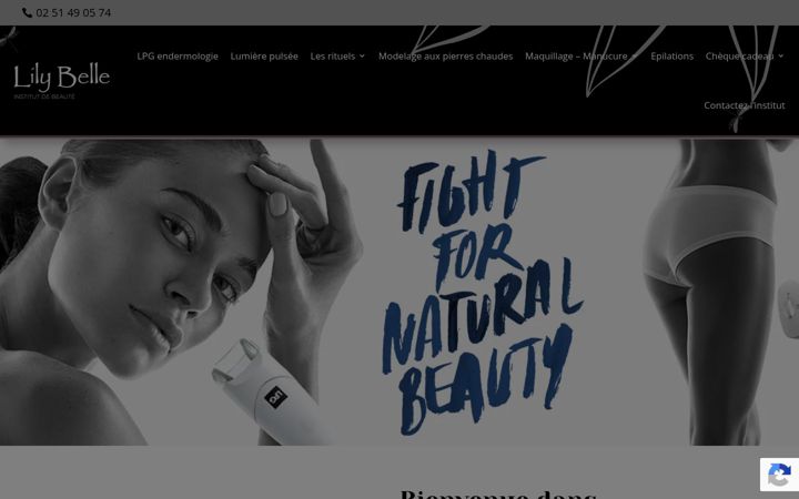 Screenshot of institut-lilybelle.com