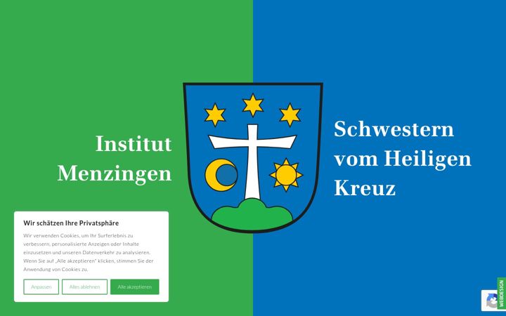 Screenshot of institut-menzingen.ch