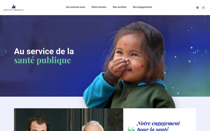 Screenshot of institut-merieux.com