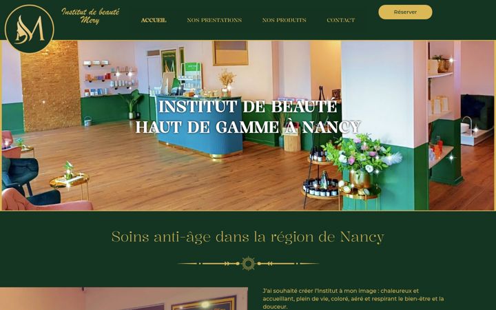 Screenshot of institut-mery.fr