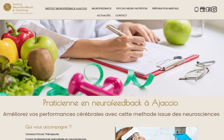 Screenshot of institut-neurofeedback-ajaccio.fr