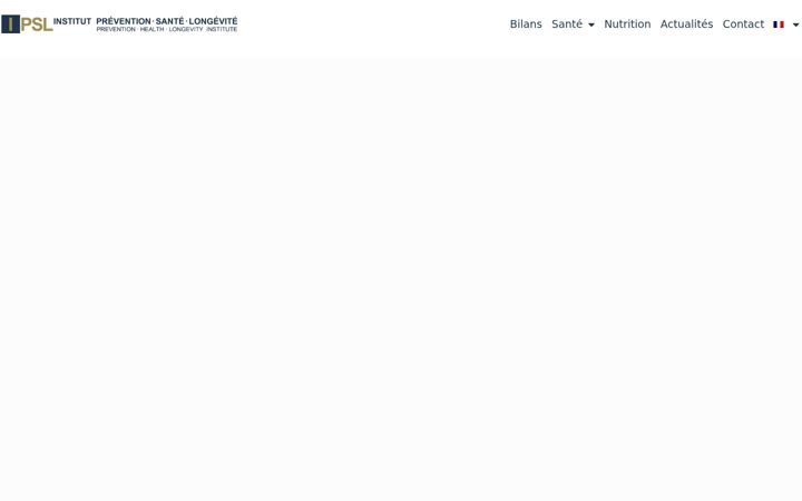 Screenshot of institut-prevention-sante-longevite.fr