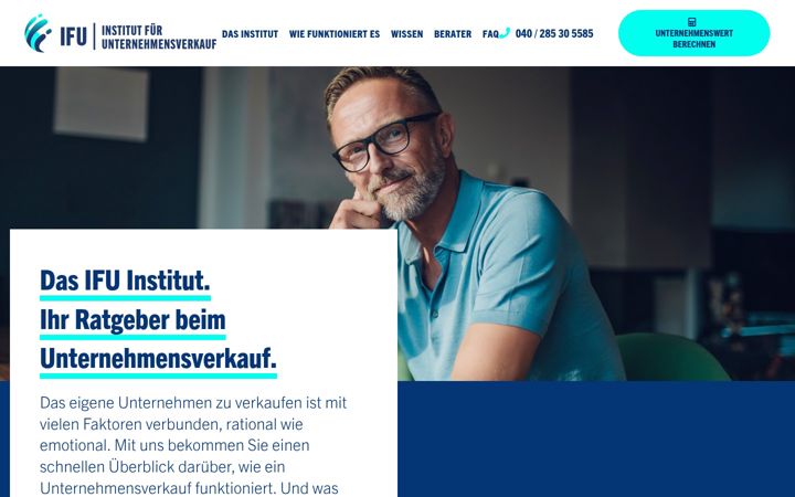 Screenshot of institut-unternehmensverkauf.de