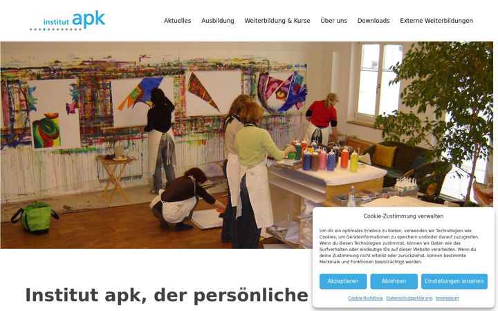 Screenshot of institutapk.ch