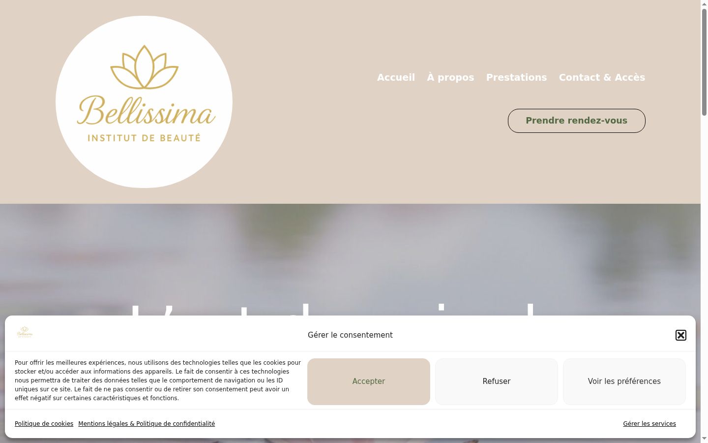 Screenshot des Einwilligungsbanners vor jeglicher Interaktion