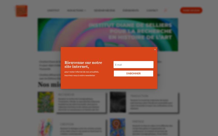 Screenshot of institutdianedeselliers.org