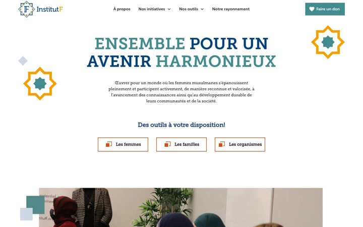 Screenshot of institutf.org