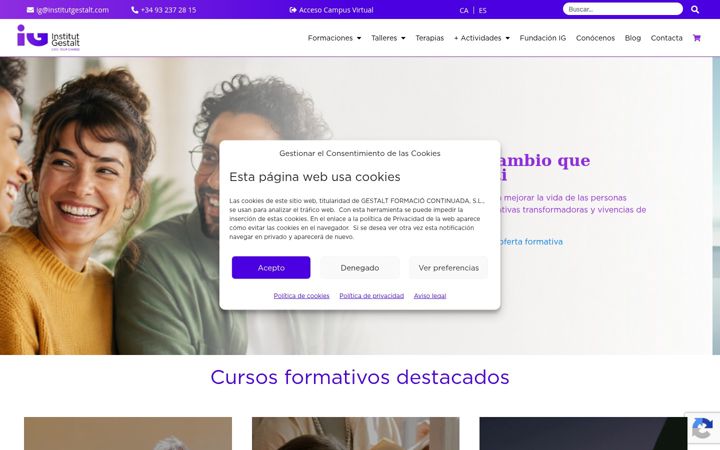 Screenshot of institutgestalt.com