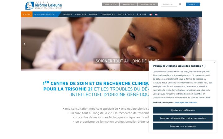 Screenshot of institutlejeune.org