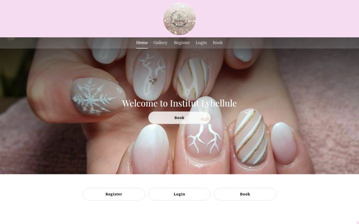 Screenshot of institutlybellule.fr