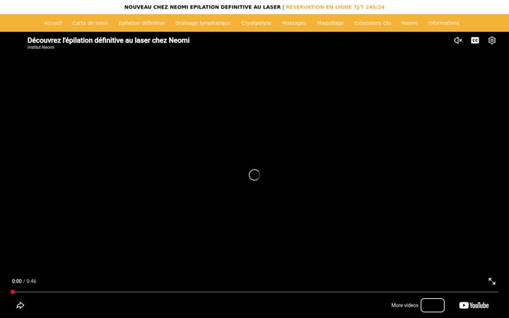 Screenshot of institutneomi.fr