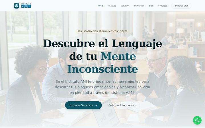 Screenshot of institutoami.com