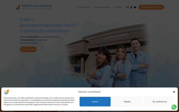 Screenshot of institutoavante.com