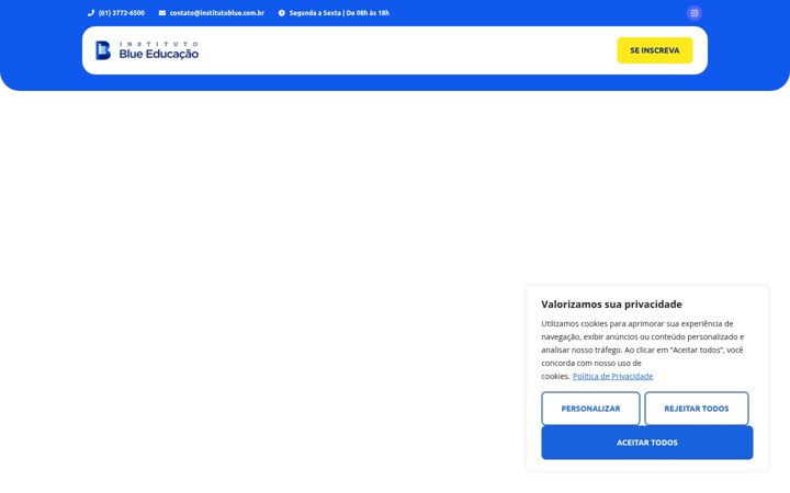 Screenshot of institutoblue.com.br