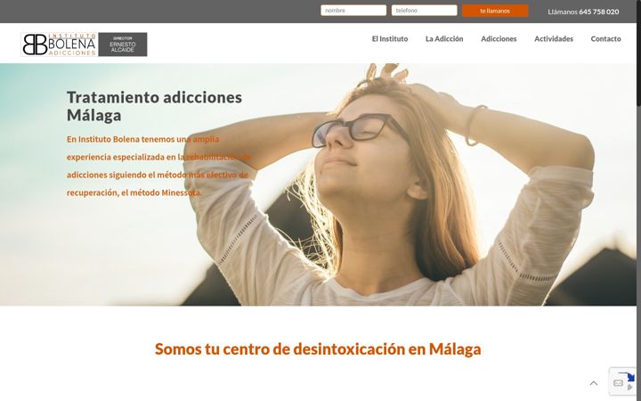 Screenshot of institutobolena.net