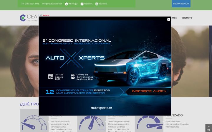 Képernyőkép: institutocea.com
