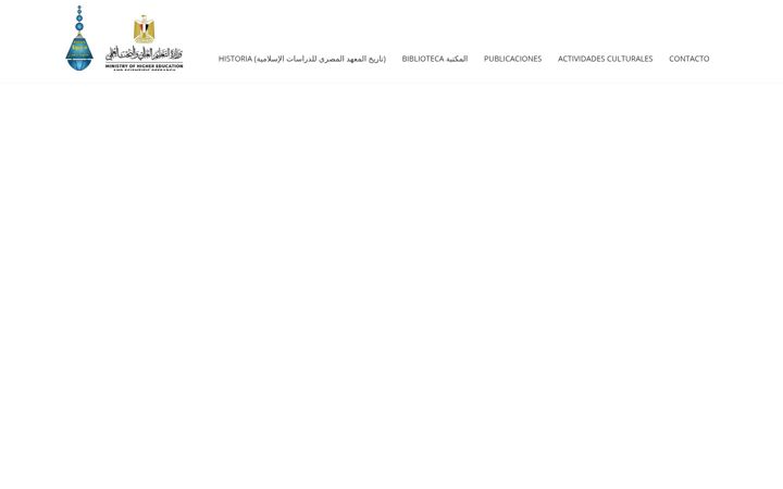 Screenshot of institutoegipcio.es