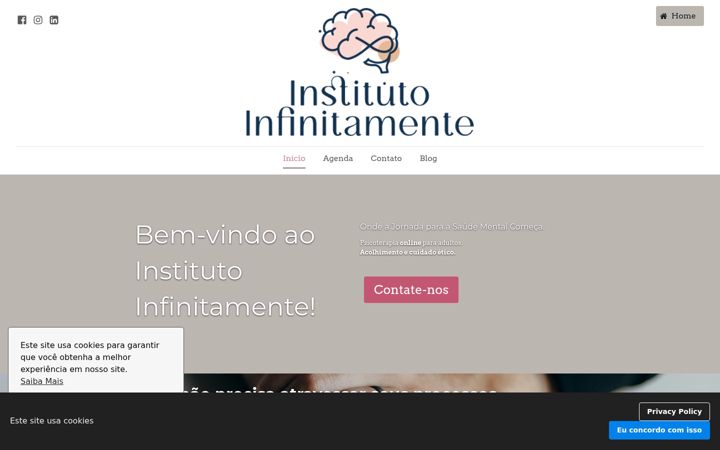 Screenshot of institutoinfinitamente.com