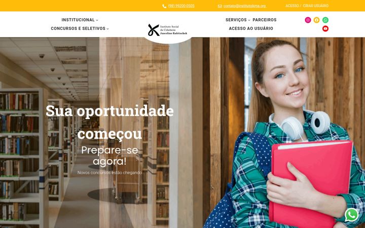 Screenshot of institutojkma.org
