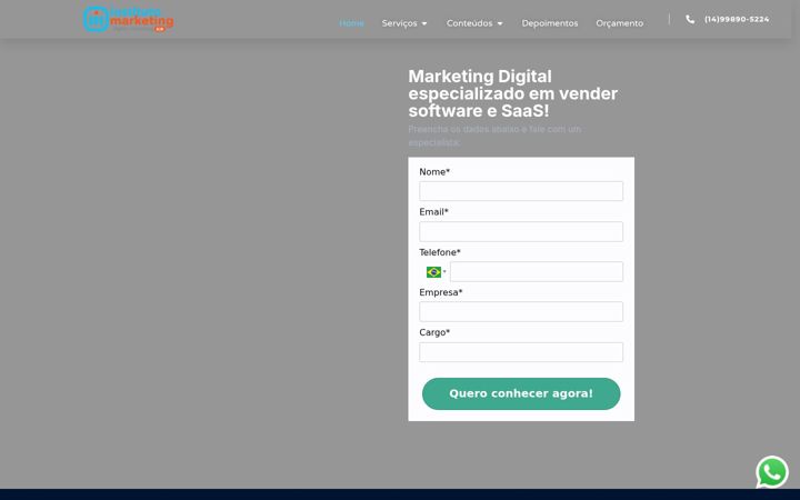 Screenshot of institutomarketing.com.br