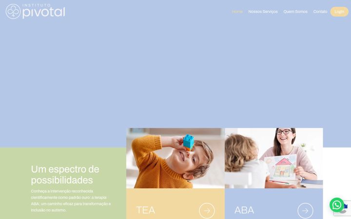 Screenshot of institutopivotal.com