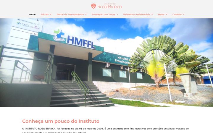 Screenshot of institutorosabranca.org