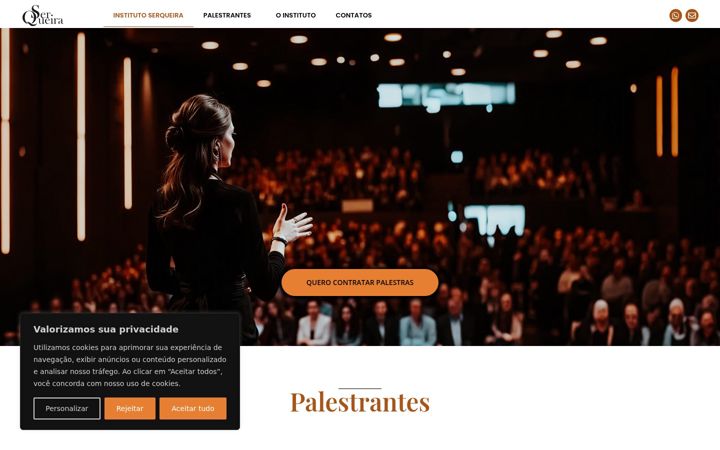 Screenshot of institutoserqueira.com.br