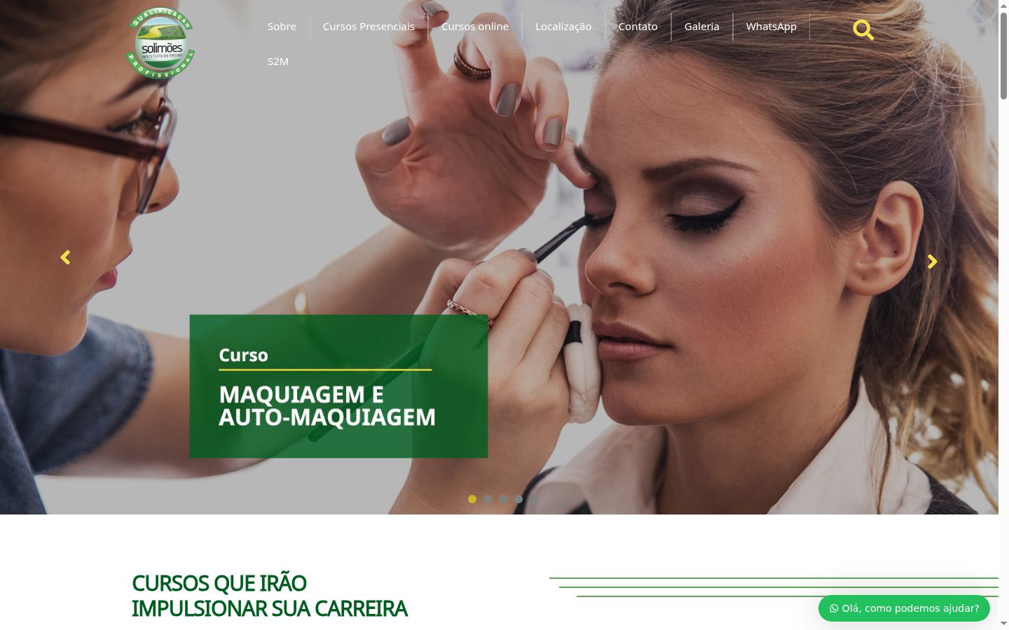 Captura de ecrã do banner de consentimento apresentado antes de qualquer interação