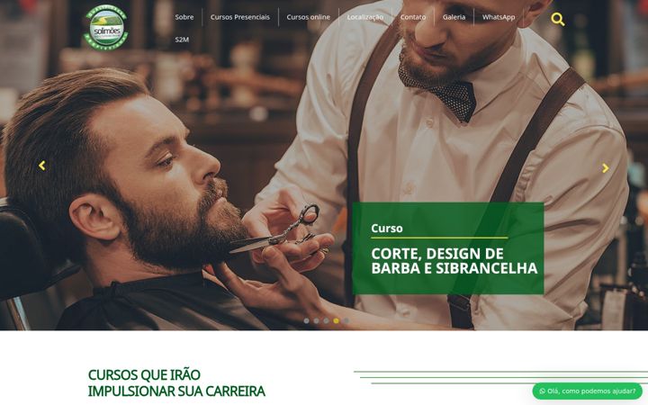 Screenshot of institutosolimoes.com.br