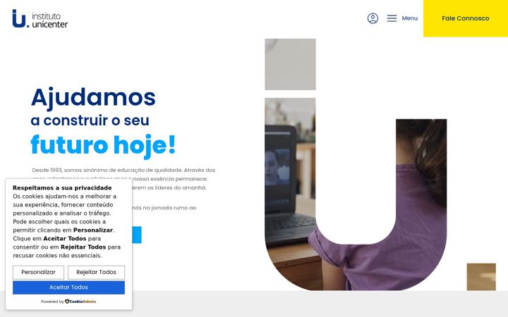 Captura de ecrã de institutounicenter.com