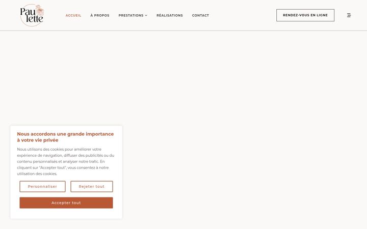 Screenshot of institutpaulette.fr