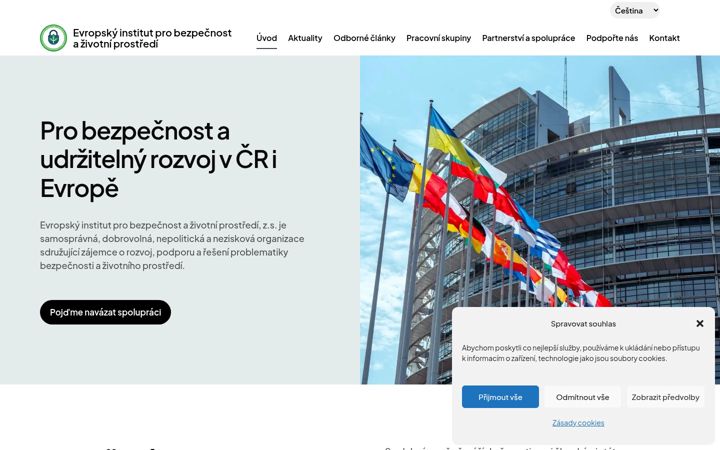 Screenshot of institutprobezpecnost.eu