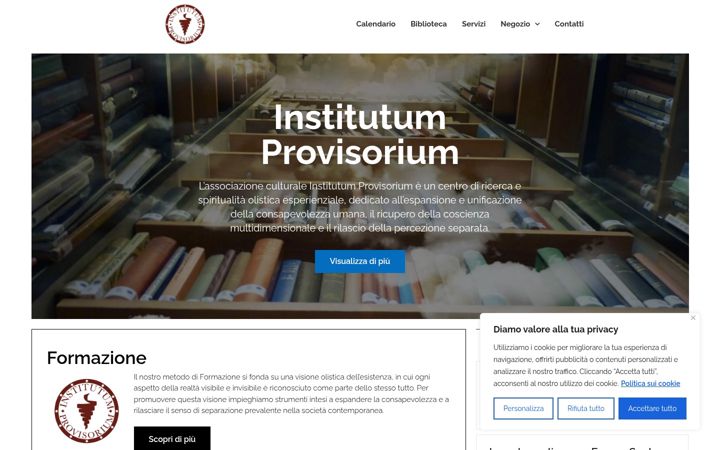 Screenshot of institutum.org