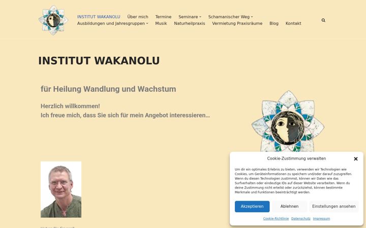 Screenshot of institutwakanolu.de