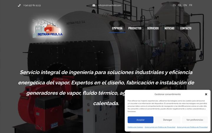 Captura de ecrã de instmanfield.com
