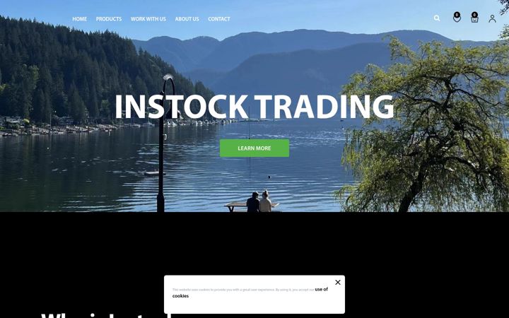 Screenshot of instocktrading.com