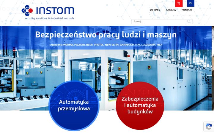 Zrzut ekranu instom.com.pl