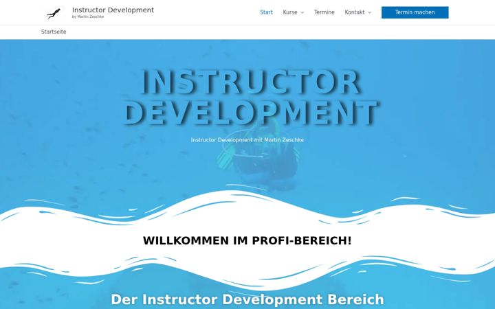 Screenshot of instructor-development.de