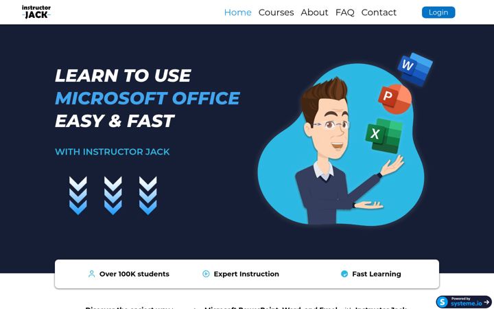 Screenshot of instructorjack.com