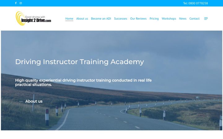 Screenshot of instructortrainingacademy.co.uk